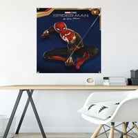 Marvel Spider-Man: No Way Home-Piros Jelmez fali poszter Pushpins, 22.375 34