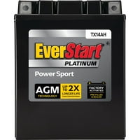 Everstart Premium Boxed AGM PowerSport akkumulátor, csoportméret TX14AH Volt, CCA