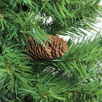 7.5 '56 Dakota Red Pine Full Mesterséges Karácsonyfa fenyőtobozokkal - nem világít