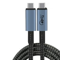 Xewsqmlo USB4. USB C-USB C kábel Gyors töltés 40Gbps átviteli kábel 240W PD3. PS5 esetén