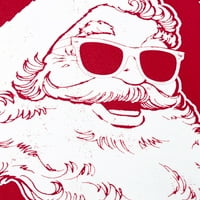 Ünnepi idő Gangsta Santa Christmas Férfi és Big Férfi pulóver grafikus pulóver